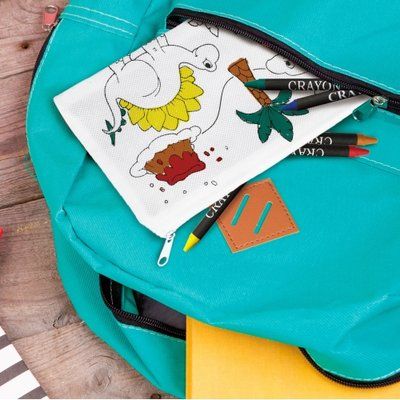 Estuche Niños para Colorear Dinos