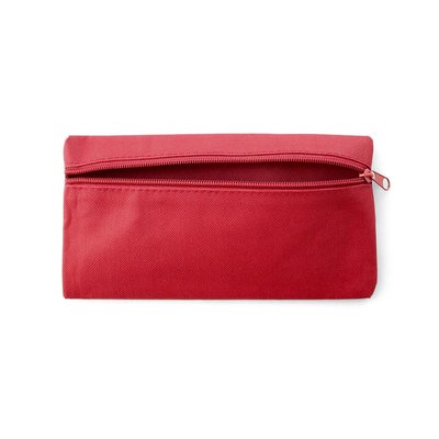 Estuche de poliéster con cremallera frontal