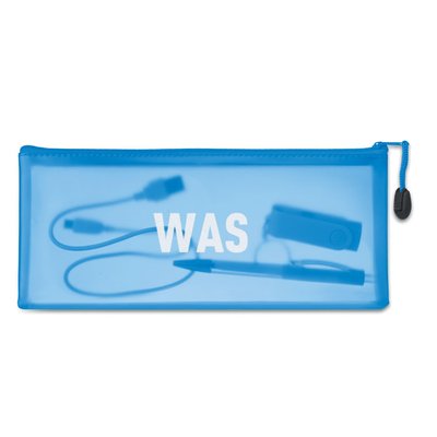 Estuche de PVC traslucido grande 