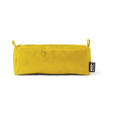 Estuche rectangular de material reciclado Amarillo Talla Única Adulto