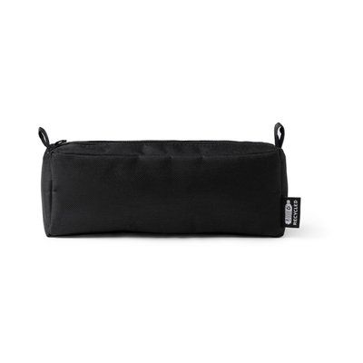 Estuche rectangular de material reciclado Negro Talla Única Adulto