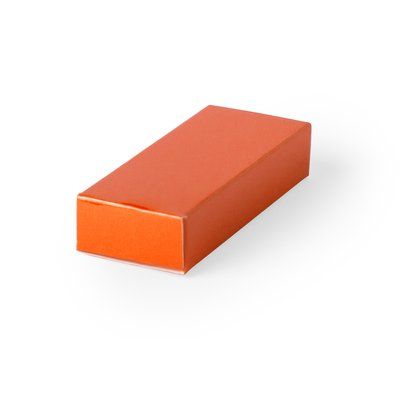 Estuche para USB de Cartón en Colores Brillantes Naranja