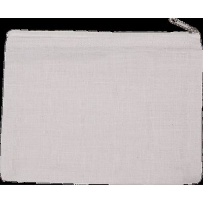 Estuche de yute y algodón Vanilla White