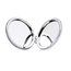Espejo de bolsillo plegable con aumento Blanco
