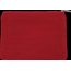 Estuche de yute y algodón Crimson Red