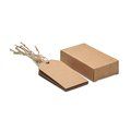 Etiquetas de Papel Kraft 12pcs