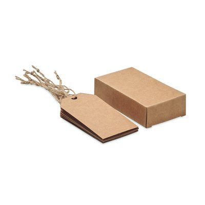 Etiquetas de Papel Kraft 12pcs