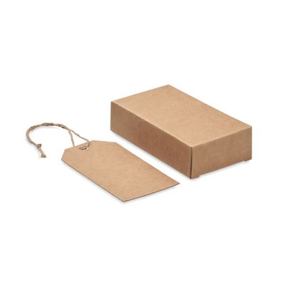 Etiquetas de Papel Kraft 12pcs