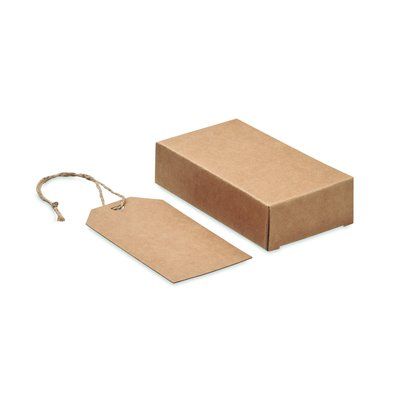 Etiquetas de Papel Kraft 12pcs