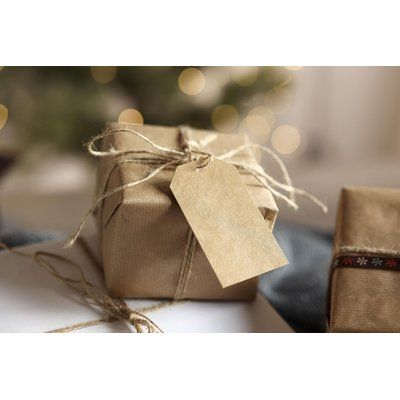 Etiquetas de Papel Kraft 12pcs