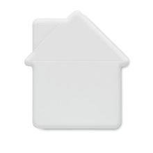 Expendedora de caramelos de bolsillo con forma de casa Blanco