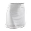 Falda-short de poliéster White Xl