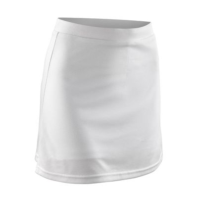 Falda-short de poliéster White Xl