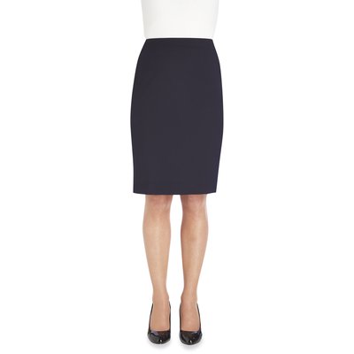 Falda con acabado antimanchas Navy 16 UK