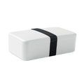 Fiambrera 750 ml con banda elástica Blanco