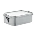Fiambrera Inox 1200ml con Separador Plata Mate