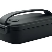Fiambrera PP con tapa hermética 800ml Negro