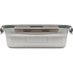 Fiambrera retro de acero inox | Lado 1 | 60 x 15