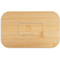 Fiambrera con tapa de bambú | LID PAD | 80 x 40