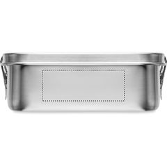 Fiambrera de acero inoxidable reciclado 750 ml | Lado 1 | 80 x 30