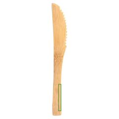 Fiambrera 600ml Acero y Bambú con Cubiertos | Cuchillo | 4 x 40