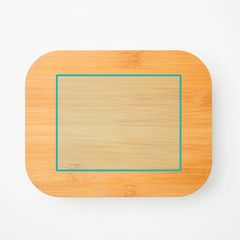 Fiambrera de acero y tapa de bambú | ZONA1 | 130 x 100