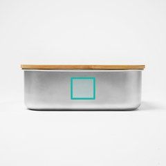 Fiambrera de acero y tapa de bambú | ZONA2 | 30 x 22