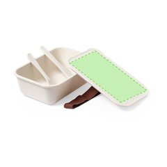 Fiambrera BPA free 1L con Cubiertos | En la tapa | 165 x 110