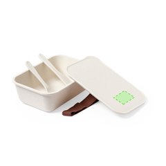 Fiambrera BPA free 1L con Cubiertos | Tapa Zona inferior | 50 x 35