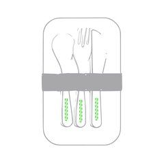 Fiambrera Compostable 1L | En el mango del cuchillo | 40 x 5