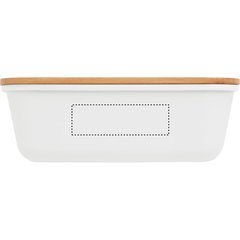 Fiambrera con Tapa de Bambú | Lado 1 | 80 x 25