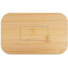 Fiambrera con Tapa de Bambú | LID PAD | 80 x 40
