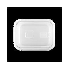 Fiambrera de vidrio de 1L | Tapa | 70 x 70