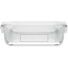 Fiambrera Vidrio Microondas 900ml | Lado 1 | 80 x 20
