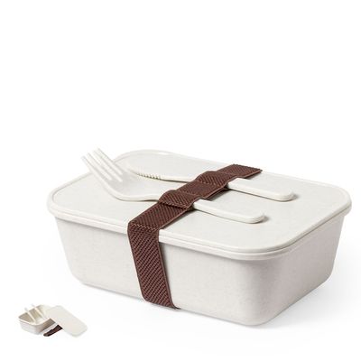Fiambrera BPA free 1L con Cubiertos