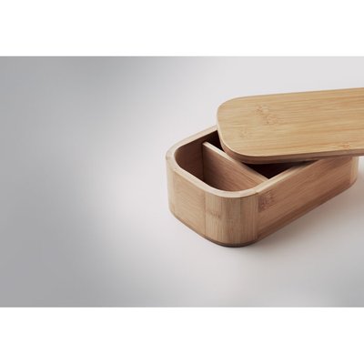 Fiambrera Bambú 650ml con Separador