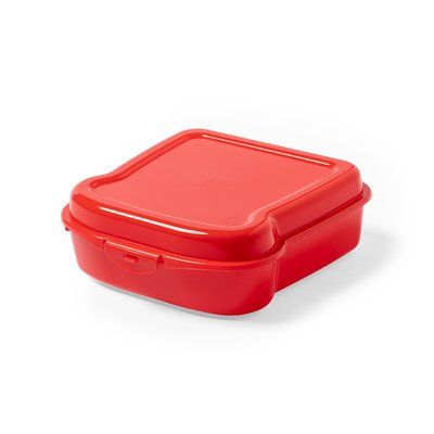 Fiambrera para bocadillos en colores personalizada Roj