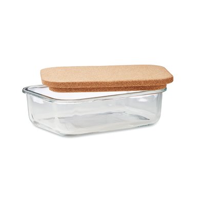 Fiambrera Borosilicato y Corcho 830ml