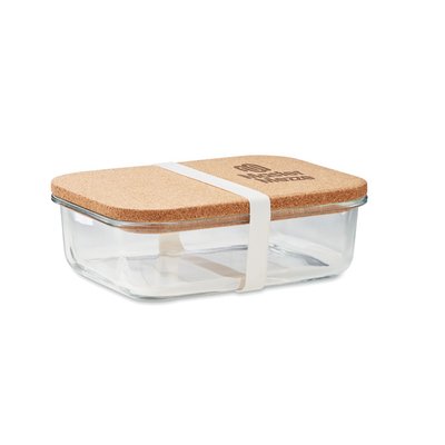 Fiambrera Borosilicato y Corcho 830ml