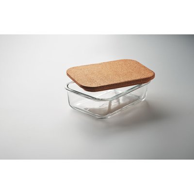 Fiambrera Borosilicato y Corcho 830ml