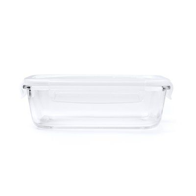 Fiambrera de cristal borosilicato Blanco Talla Única Adulto