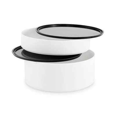 Fiambrera de dos pisos con asas 950 ml