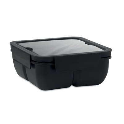 Fiambrera PP 600ml con Cubiertos