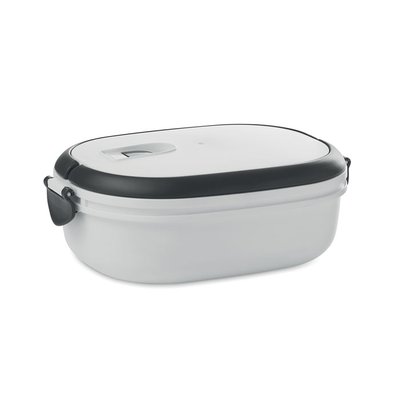 Fiambrera PP Hermética para Microondas y Lavavajillas Blanco