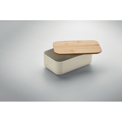 Fiambrera con Tapa de Bambú