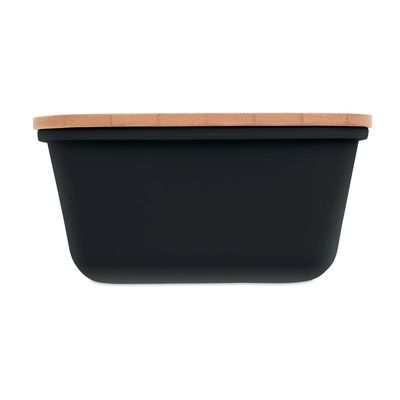 Fiambrera con Tapa de Bambú