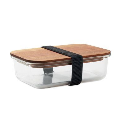 Fiambrera de vidrio 800 ml Transparente