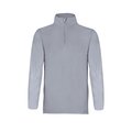 Forro polar ligero con media cremallera Gri XXL
