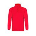 Forro polar ligero con media cremallera Roj L