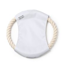 Frisbee para mascotas con tejido RPET Blanco